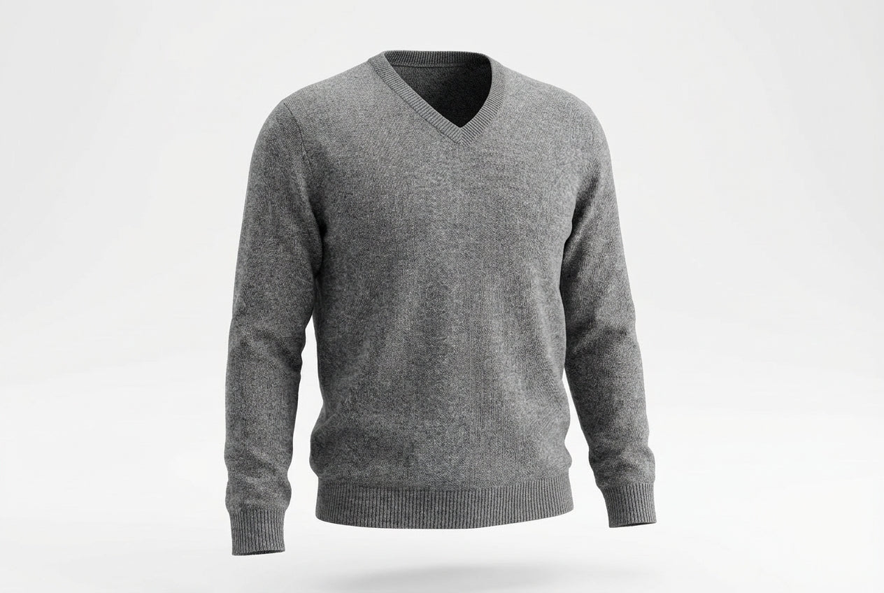 Himalayan V-Neck Pure Cashmere Sweater