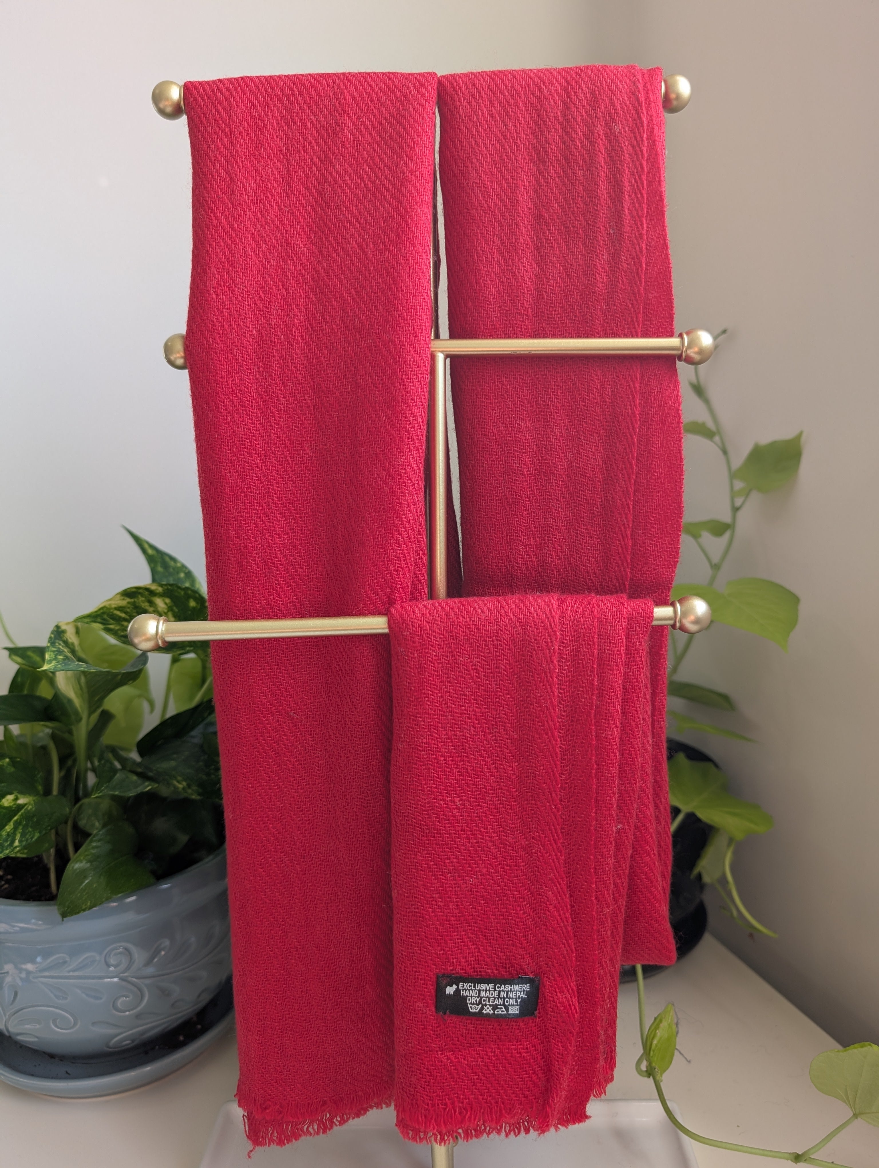 Soft Cashmere Red scarf